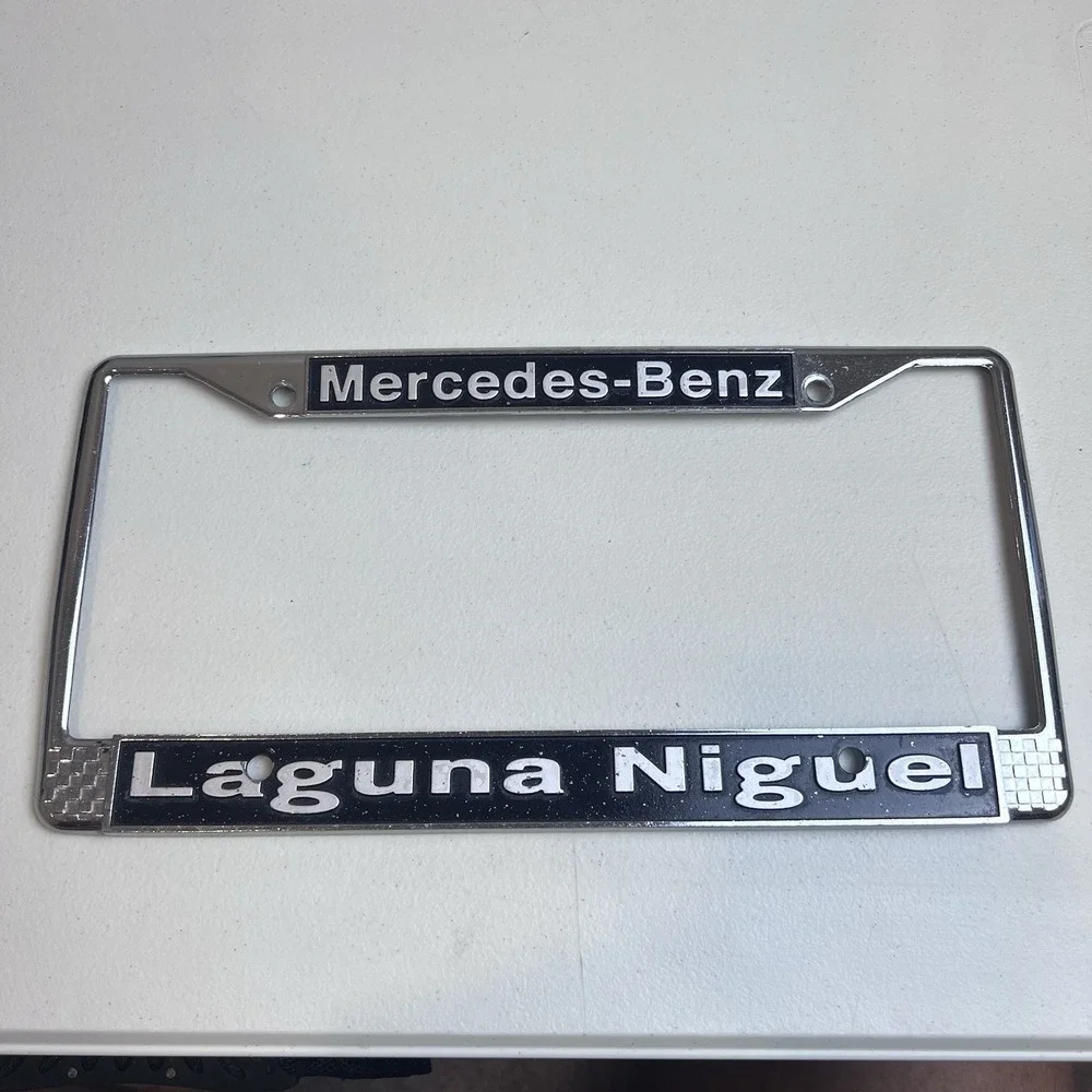 Laguna Nigel Mercedes Benz Car Dealership License‎ Plate Frame Metal 2